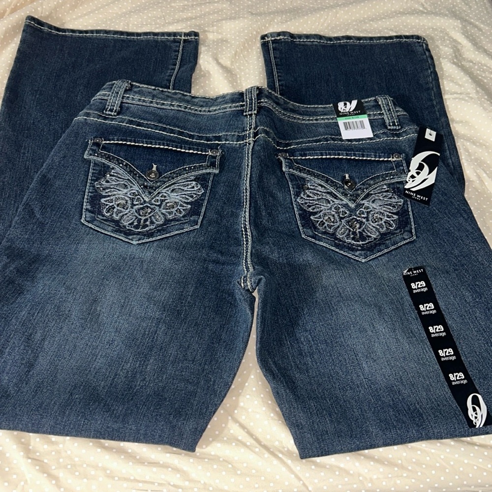 NWT  Nine West flare jeans size 8
